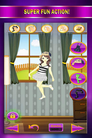 White and Gold Girl Dressup screenshot 3