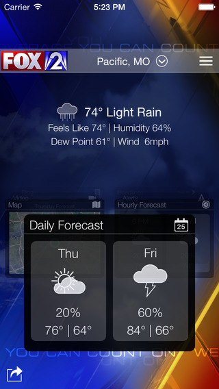 【免費天氣App】Fox 2 St Louis Weather-APP點子