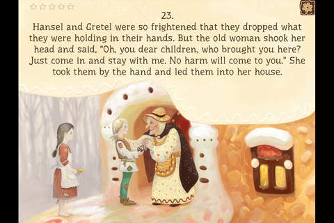 Educational game for children and babies Hansel and Gretel by Grimm Brothers screenshot 4