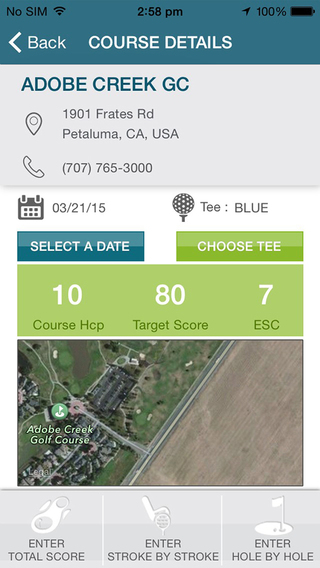 【免費運動App】MyScorecard: USGA Golf Handicap & Score Tracker-APP點子