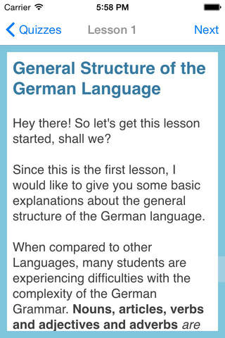 L-Lingo Learn German HD screenshot 2