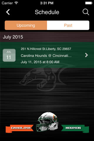 Carolina Hounds Football Team screenshot 2