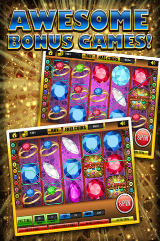 Ace Gem & Jewel Slots Jackpot Machine Games - Lucky Spin To Win Prize Wheel Casino Game Free screenshot 3