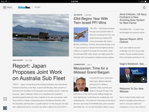 DEFENSE NEWS for iPad