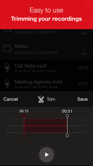 【免費商業App】Recorder Plus : Audio and Voice Memo Recording with Audio Trimming ,Cloud Sharing and Audio Playback-APP點子