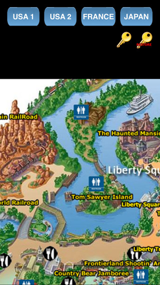 DW Theme Park Maps