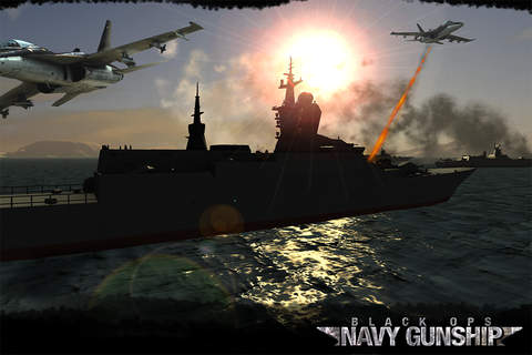Black Ops Navy Gunship 3D - Army Elite Force Strike Frontline Shooting Game screenshot 3