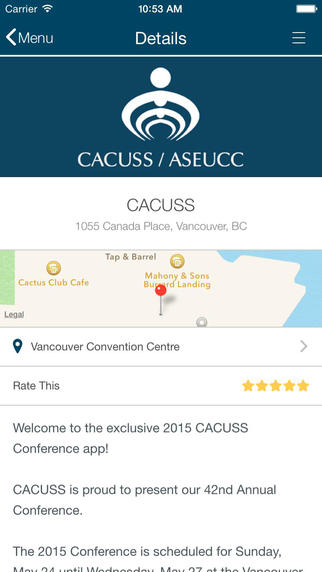 【免費商業App】CACUSS Conference-APP點子