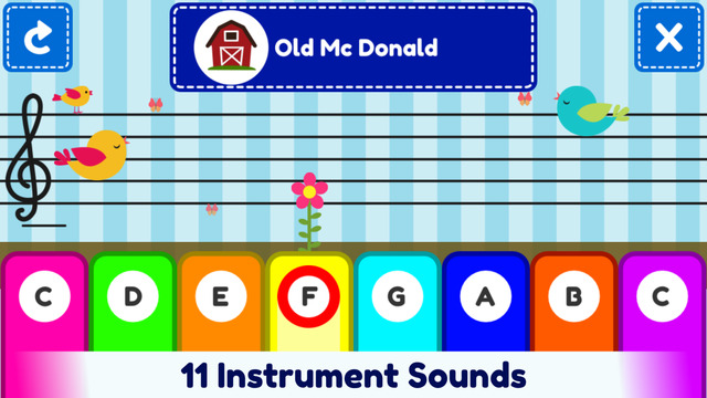 【免費教育App】First Piano Nursery Rhymes LITE - Play Along Keyboard-APP點子