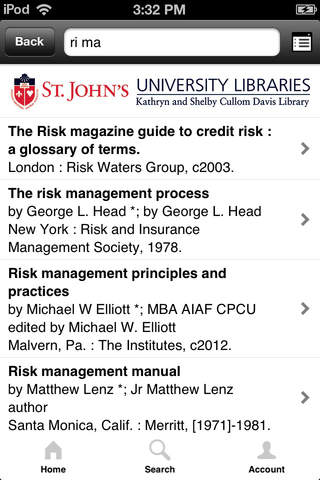 SJU Davis Library Mobile screenshot 2