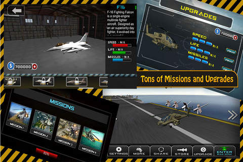 Gunship Heli Warfare Pro - Battle screenshot 2