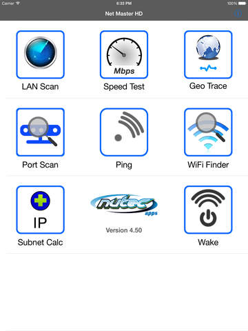 Скриншот из Net Master HD - IT Tools & LAN Scanner