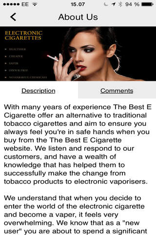 The Best E-Cigarette screenshot 2