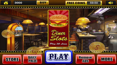 Screenshot 2 Гранд Делюкс слоты Diner Казино тире игры для свободного скачивания