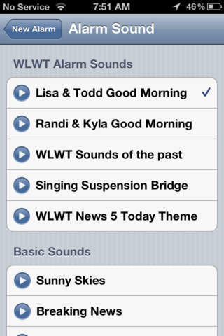 Alarm Clock WLWT News 5 Cincinnati screenshot 2