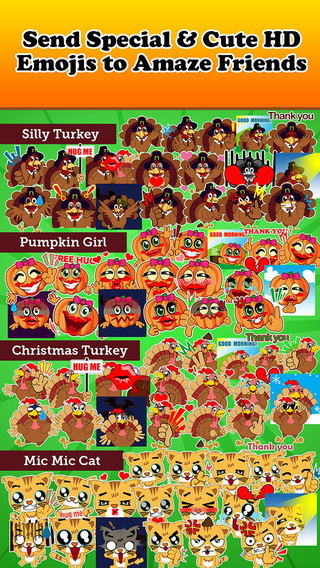 【免費娛樂App】Emoji Kingdom Free  - Christmas Turkey Emoticons-APP點子