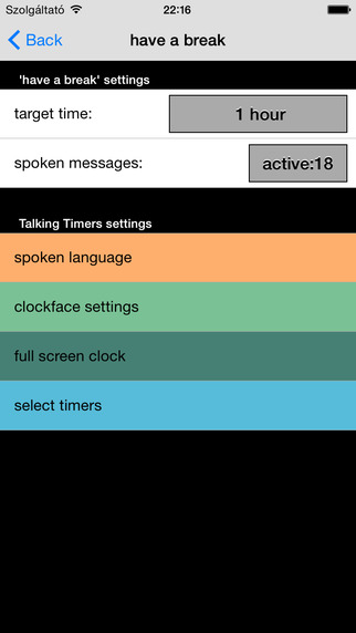 Talking Timers to Check TalkTime