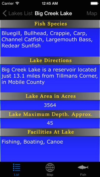 免費下載交通運輸APP|Alabama Lakes - Fishing app開箱文|APP開箱王