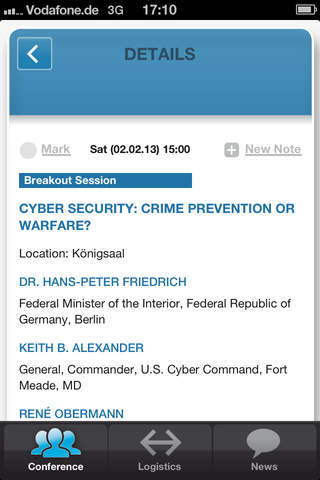 Munich Security Conference screenshot 2