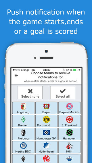 【免費運動App】Bundesliga - Germany football league Livescore - PRO version - Check fixtures, results, standings, scorers and videos with one tap only-APP點子