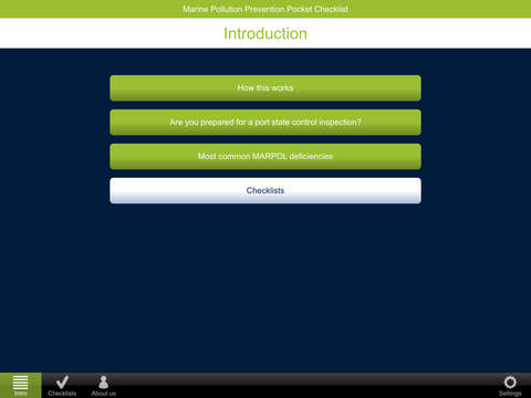 【免費商業App】MARPOL Pocket Checklist-APP點子