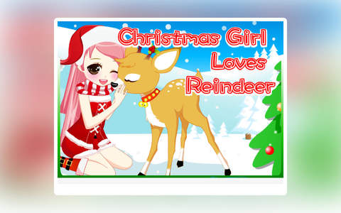 Christmas Girl Loves Reindeer screenshot 3