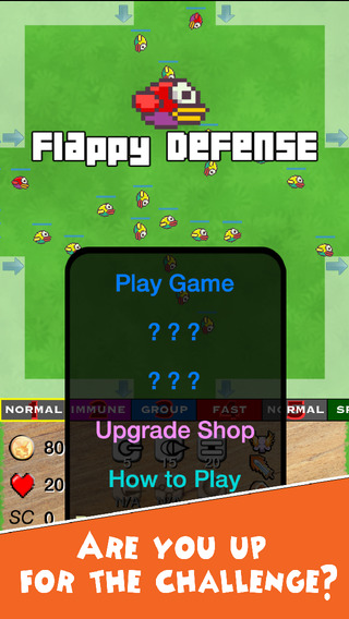 【免費遊戲App】Flappy Desktop Tower Defence Defense TD - Kill Flappy Bird Now-APP點子