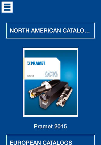 Pramet Catalogs North America screenshot 2