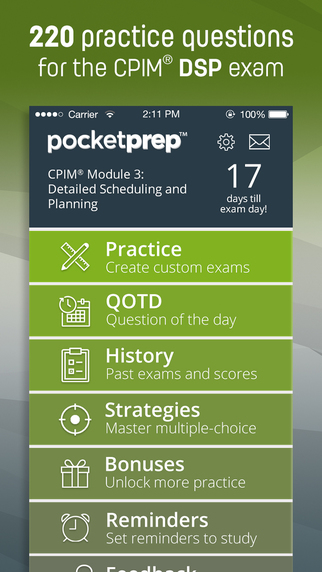 免費下載教育APP|CPIM® DSP Exam Prep 2015 app開箱文|APP開箱王