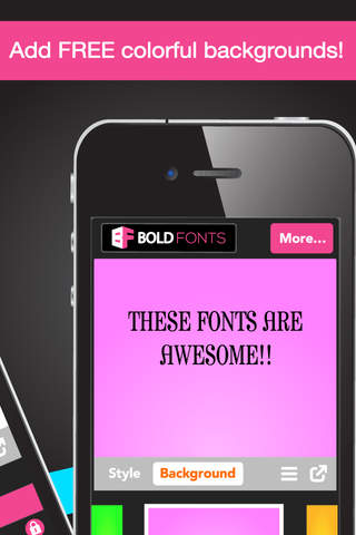 Bold Fonts Pro screenshot 2