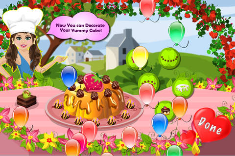 Cooking Game Lemon Cake screenshot 2