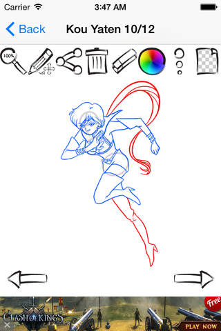 Learn To Draw Sailor Moon Version screenshot 3