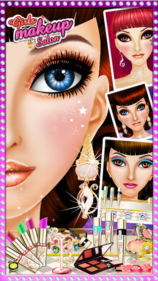 Girls Makeup Salon - Face Eyes Makeover in Mommy Beauty Fashion Salon