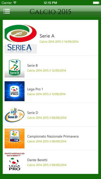 Calcio 2015-16 Live