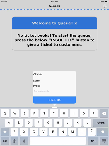 【免費生產應用App】QueueTix-APP點子