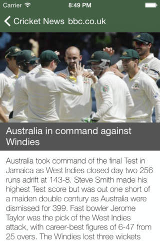 International Cricket News screenshot 3