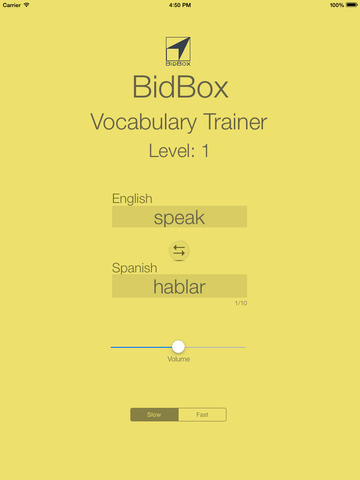 【免費旅遊App】BidBox Vocabulary Spanish: 101-APP點子