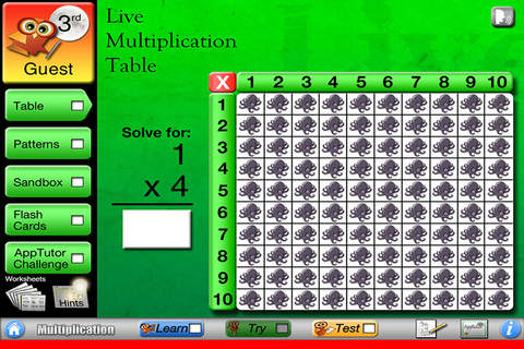 AppTutor Grade 3 Multiplication (G3M) screenshot 2