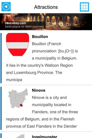 Belgium Offline GPS Map & Travel Guide Free screenshot 3