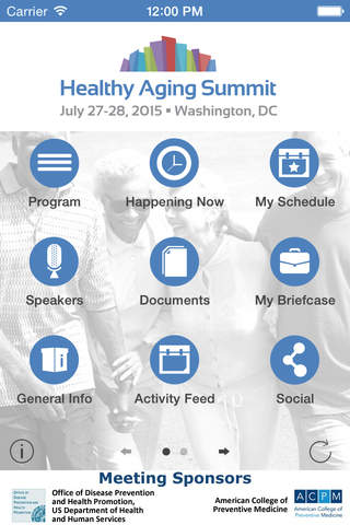 2015 Healthy Aging Summit screenshot 2