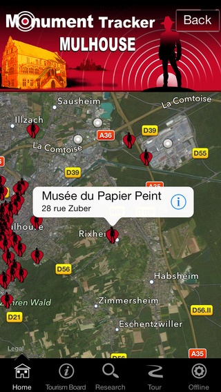 【免費旅遊App】Mulhouse Monument Tracker-APP點子