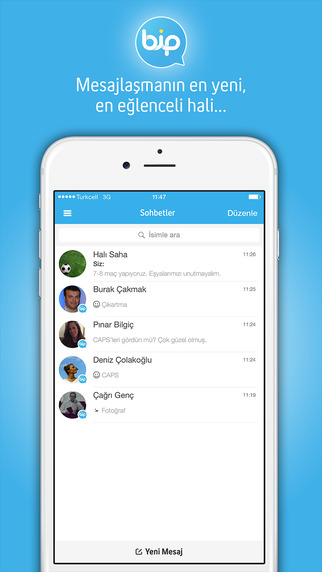 BiP Messenger – Mesajlaşma Sesli Mesaj Resim ve Video Gönderme