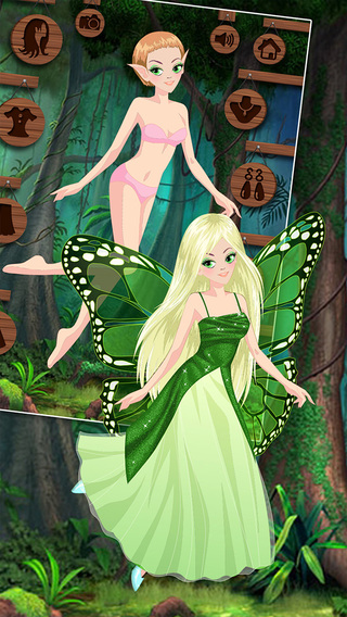 【免費遊戲App】Green Forest Fairy Princess-APP點子