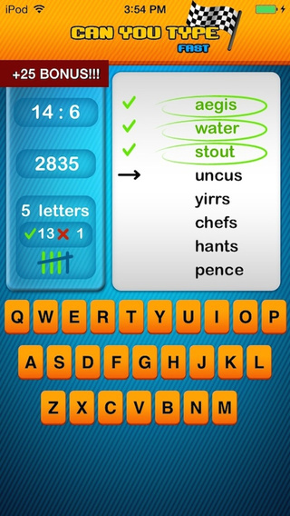 【免費遊戲App】Can You Type Fast FREE - Ultimate Word Racing Championship-APP點子