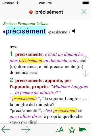 il Boch Zanichelli - Dizionario Francese-Italiano Italiano-Francese screenshot 4