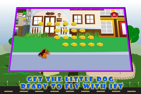 JetPack Little BullDog Flying Adventure screenshot 4