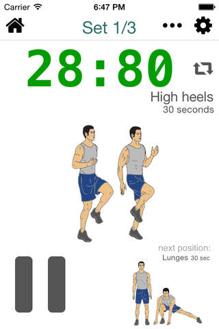 12 Min Pre Snowboard Workout - PRO version - Your Personal Fitness Trainer for Snowboard - Get ready for the winter, work at home, stay fit! screenshot 4