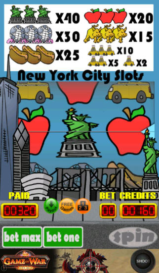 New York - The Big Apple Slots - If you can win it here you can win it anywhere