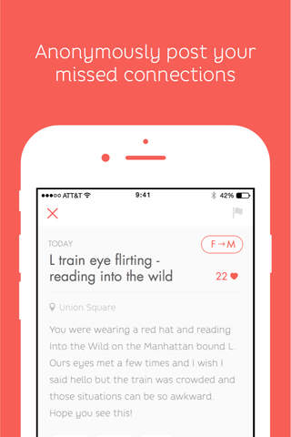 Lost and Found - NYC's missed connections app screenshot 3