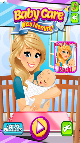 My Newborn Baby Mommy Care - Pregnancy Kids Games FREE